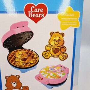 Retro Style Care Bears Full Sized Waffle Maker with Care Bear Shaped Cut Out